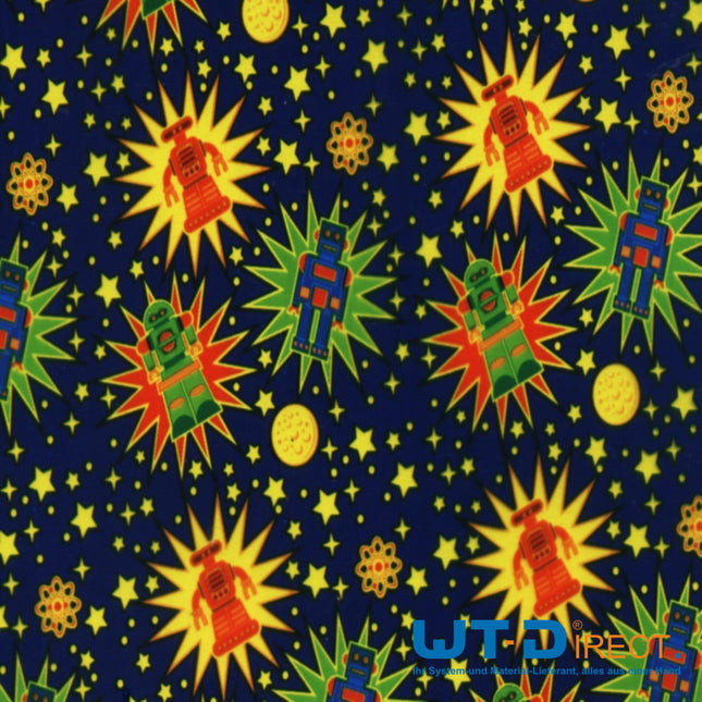 Wassertransferdruck Folie Robbis im bunten PI-054