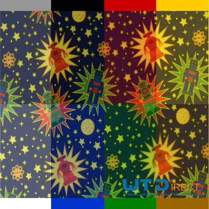 Wassertransferdruck Folie Robbis im bunten PI-054