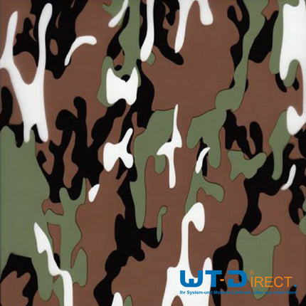 Wassertransferdruck Folie Tarnmuster Grob PI-141-1