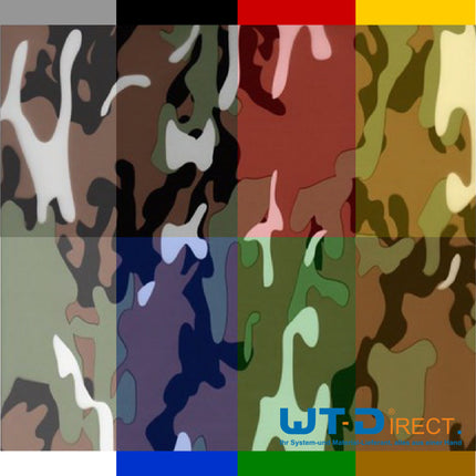 Wassertransferdruck Folie Tarnmuster Grob PI-141-1