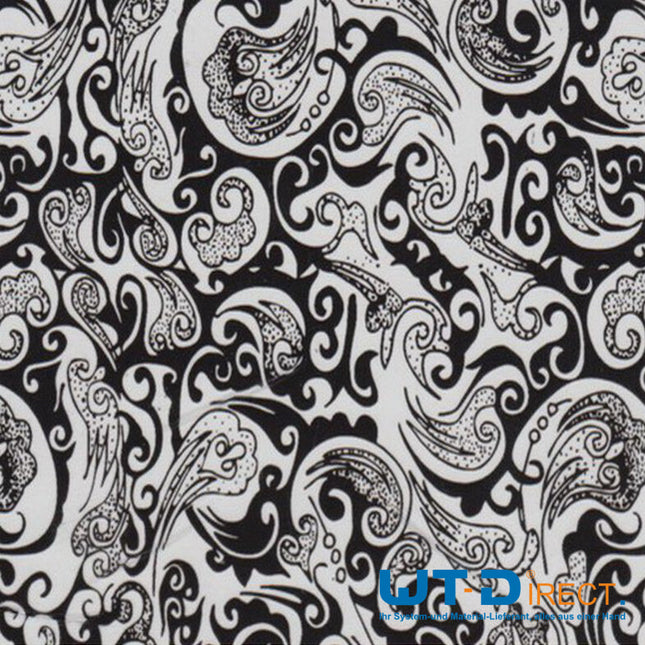 Wassertransferdruck Folie Henna Grob Schwarz PI-145-1