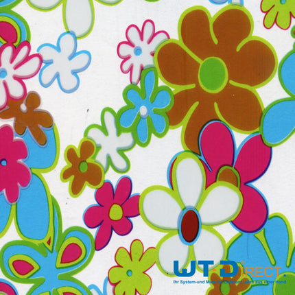 Wassertransferdruck Folie Flower in Grob PI-156