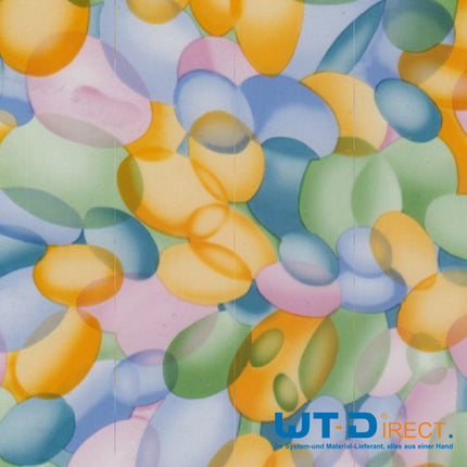 Wassertransferdruck Folie Bunte Kreise PI-268