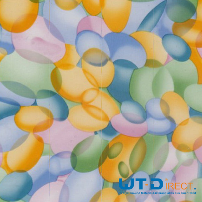 Wassertransferdruck Folie Bunte Kreise PI-268