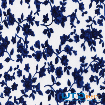 Wassertransferdruck Folie Flower Blau 1 PI-301-3