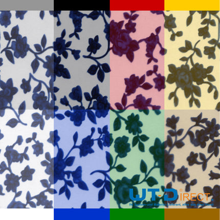 Wassertransferdruck Folie Flower Blau 1 PI-301-3