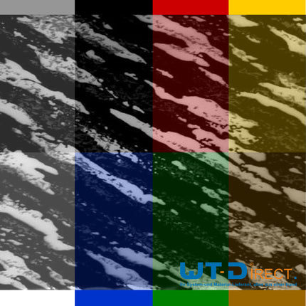 Wassertransferdruck Folie Marmor Schwarz Silber PI-600