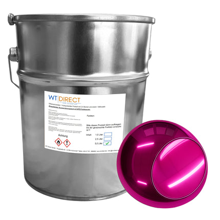 Silberschutzlack Pink 1K für SprayVerchromen - WT-Direct