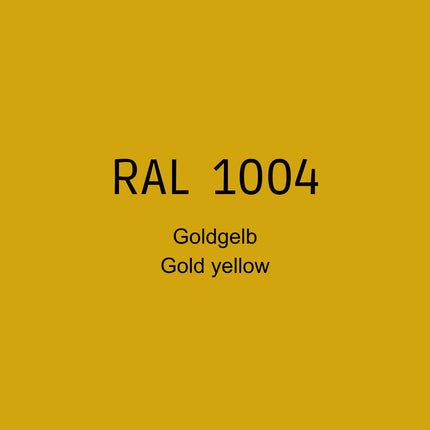 RAL 1004 Goldgelb in 1K Lack