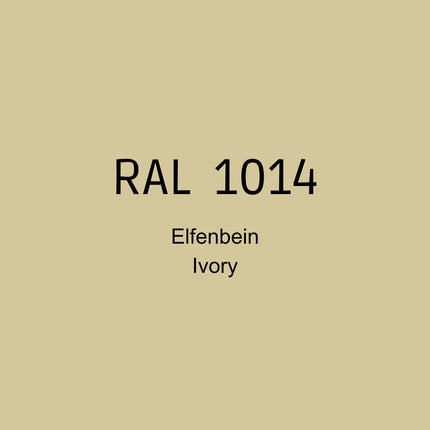 RAL 1014 Elfenbein in 1K Lack