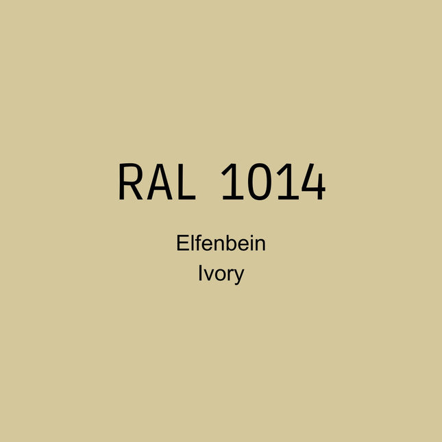 RAL 1014 Elfenbein in 1K Lack