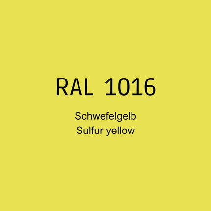 RAL 1016 Schwefelgelb in 1K Lack