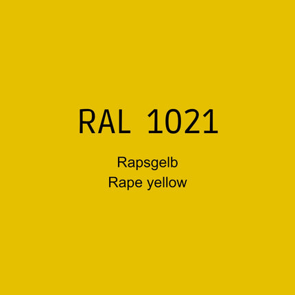 RAL 1021 Rapsgelb in 1K Lack