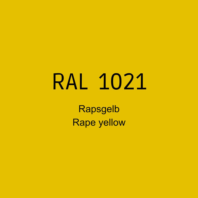 RAL 1021 Rapsgelb in 1K Lack