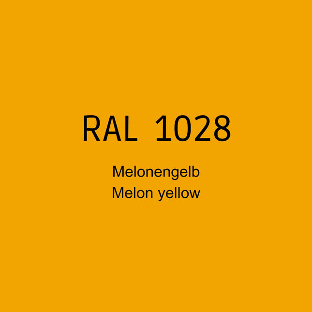 RAL 1028 Melonengelb in 1K Lack