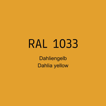 RAL 1033 Dahliengelb in 1K Lack