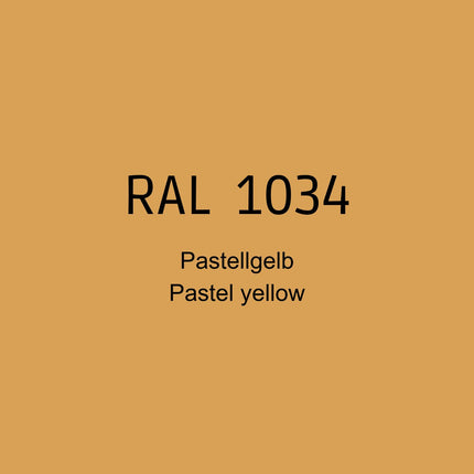 RAL 1034 Pastellgelb in 1K Lack