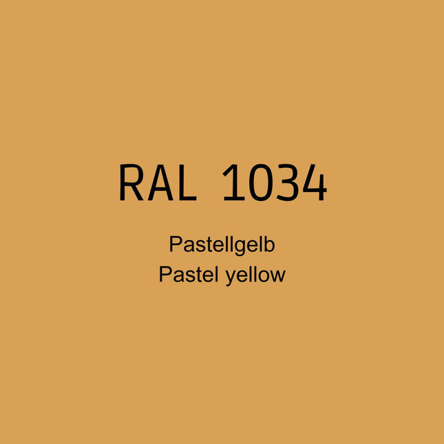 RAL 1034 Pastellgelb in 1K Lack