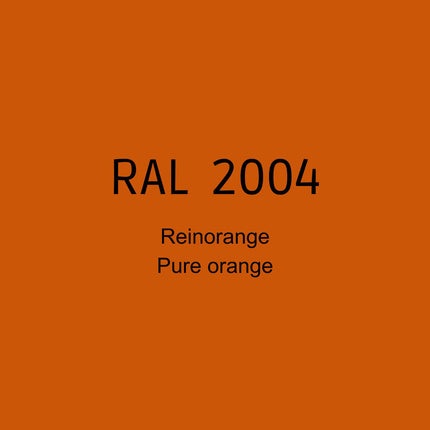 RAL 2004 Reinorange in 1K Lack