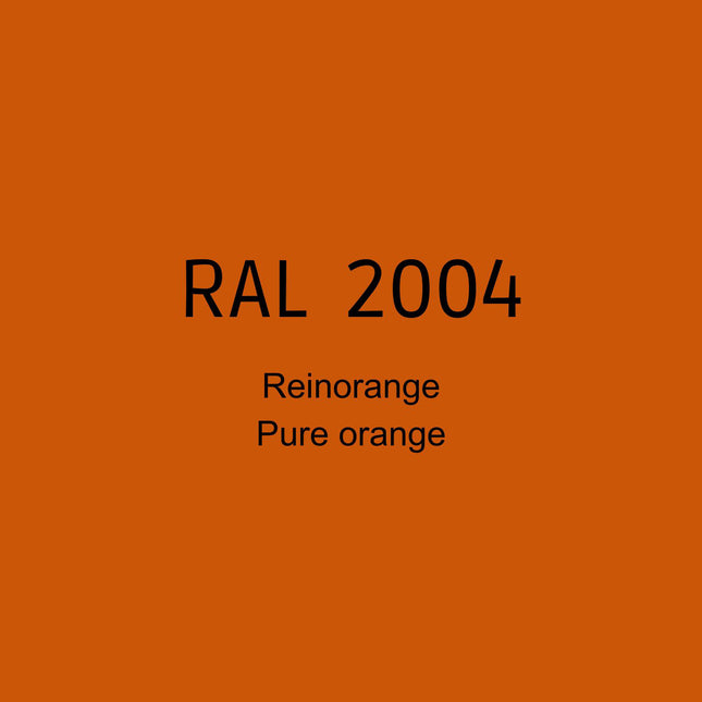 RAL 2004 Reinorange in 1K Lack