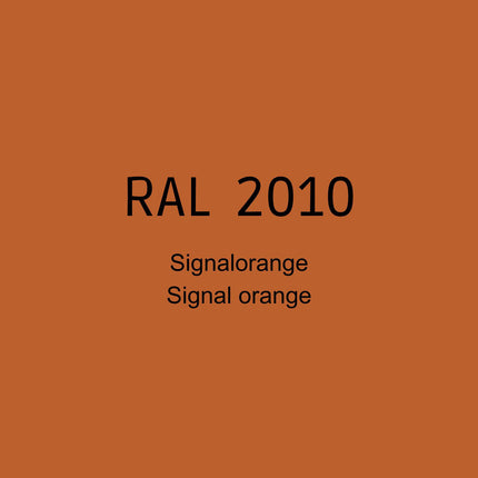 RAL 2010 Signalorange in 1K Lack