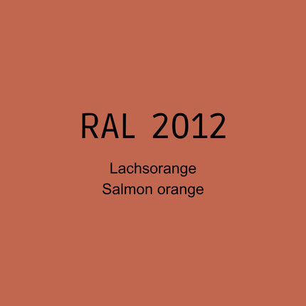 RAL 2012 Lachsorange in 1K Lack