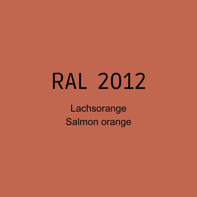 RAL 2012 Lachsorange in 1K Lack