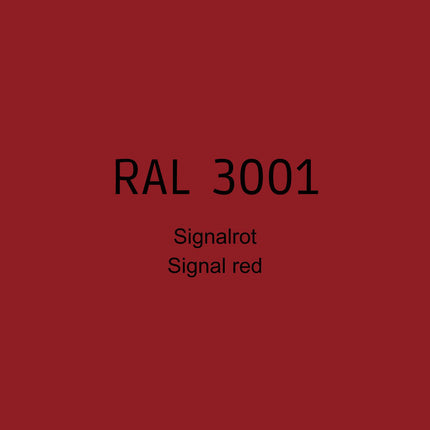 RAL 3001 Signalrot in 1K Lack