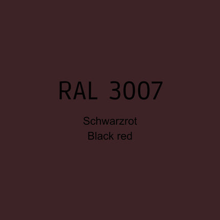 RAL 3007 Schwarzrot in 1K Lack