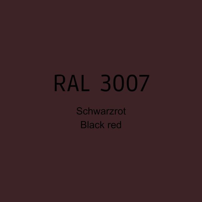 RAL 3007 Schwarzrot in 1K Lack