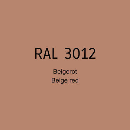 RAL 3012 Beigerot in 1K Lack