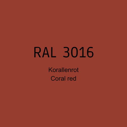 RAL 3016 Korallenrot in 1K Lack