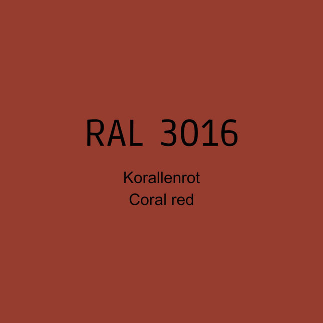 RAL 3016 Korallenrot in 1K Lack