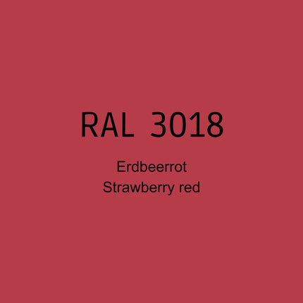 RAL 3018 Erdbeerrot in 1K Lack