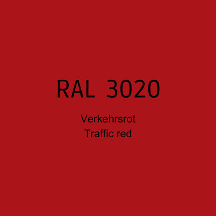 RAL 3020 Verkehrsrot in 1K Lack