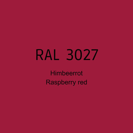RAL 3027 Himbeerrot in 1K Lack