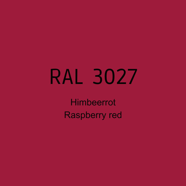 RAL 3027 Himbeerrot in 1K Lack