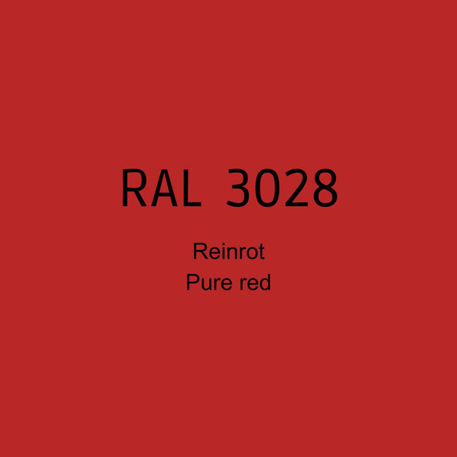 RAL 3028 Reinrot in 1K Lack