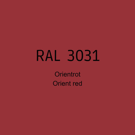RAL 3031 Orientrot in 1K Lack