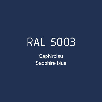 RAL 5003 Saphierblau in 1K Lack