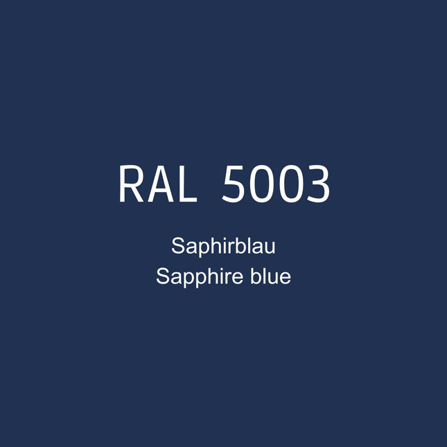 RAL 5003 Saphierblau in 1K Lack