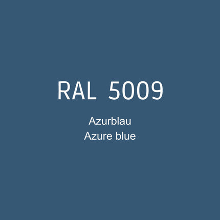 RAL 5009 Azurblau in 1K Lack