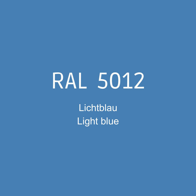 RAL 5012 Lichtblau in 1K Lack