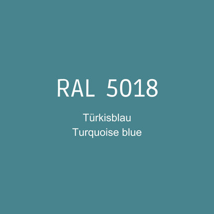 RAL 5018 Türkisblau in 1K Lack
