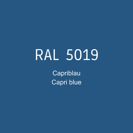 RAL 5019 Capriblau in 1K Lack