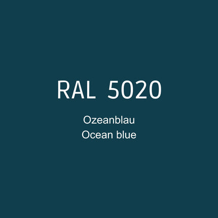 RAL 5020 Oceanblau in 1K Lack
