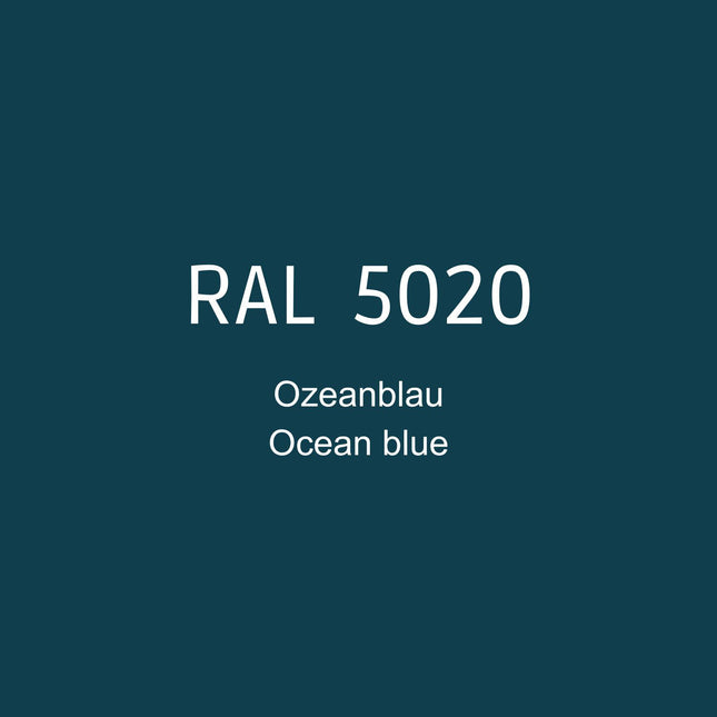 RAL 5020 Oceanblau in 1K Lack