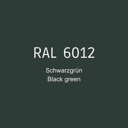 RAL 6012 Schwarzgrün in 1K Lack
