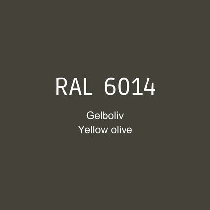 RAL 6014 Gelbolive in 1K Lack