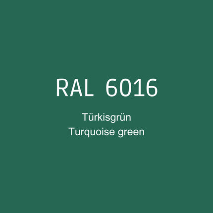 RAL 6016 Türkisgrün in 1K Lack